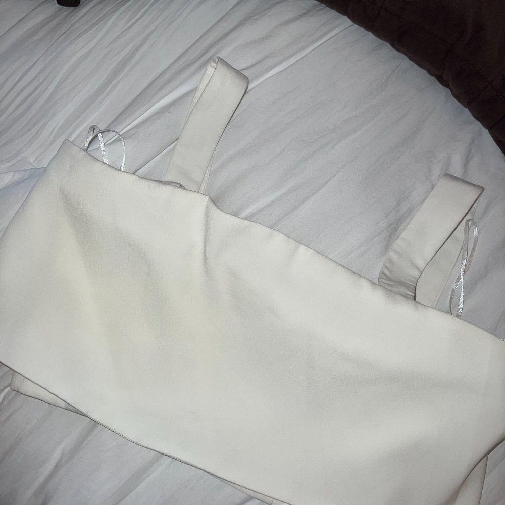 White Crop Top (formal)